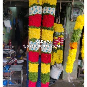 Handcrafted Floral Garlands in a Kaleidoscope of Colors