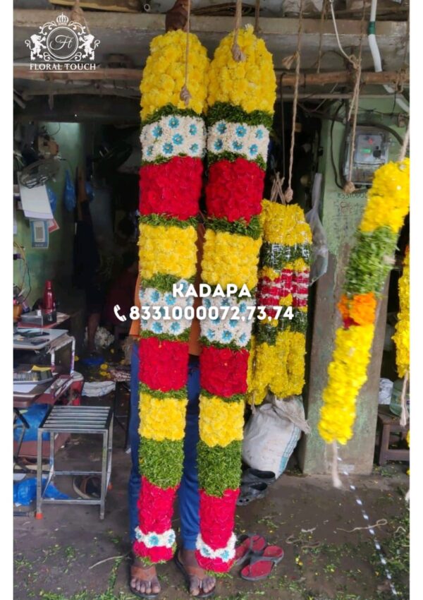 Vibrant Floral Garlands for Celebrations