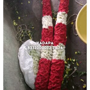 Heavenly Jasmine and Rose Wedding Garlands