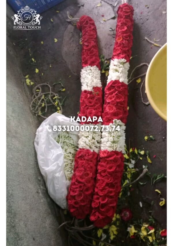 Heavenly Jasmine and Rose Wedding Garlands