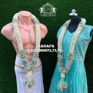 Radiant Jasmine and Marigold Garlands for Indian Weddings
