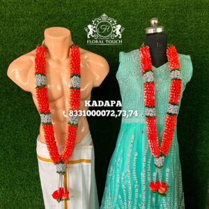Elegant Traditional Wedding Garlands for Bride and Groom