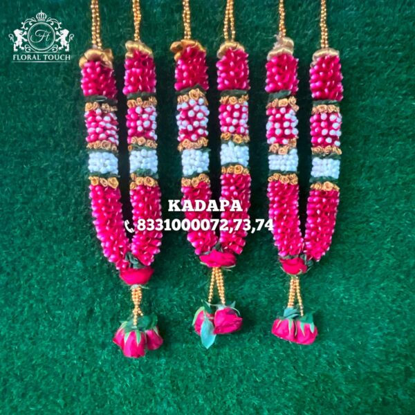 Traditional Indian Rose Petal Garlands for Weddings & Celebrations