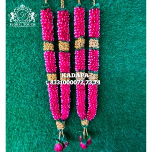 Vibrant Rose Petal Garlands for Weddings & Celebrations