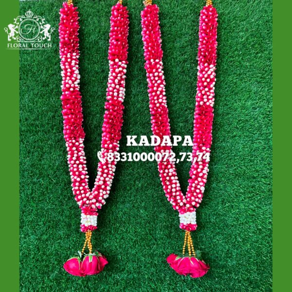 Floral Touch Rose Petal Garland - Elegant & Long-Lasting - Image 2