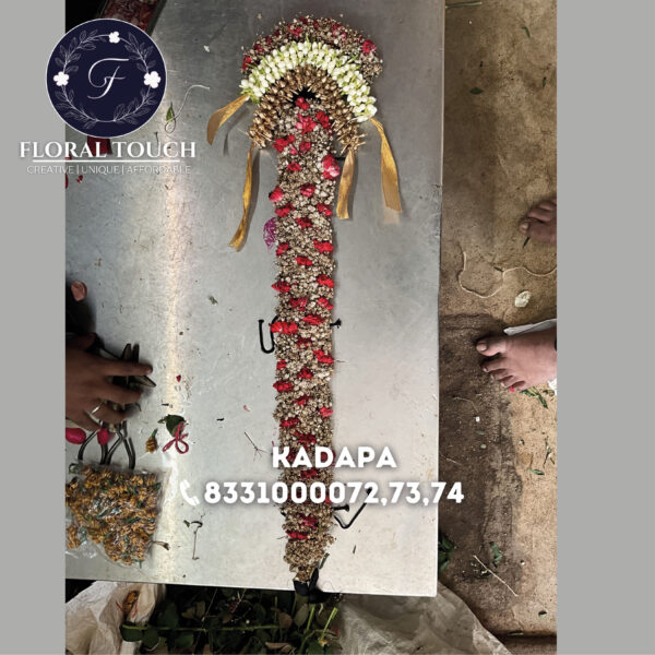 Breathtaking Floral Hairpiece for Your Special Day - Image 2