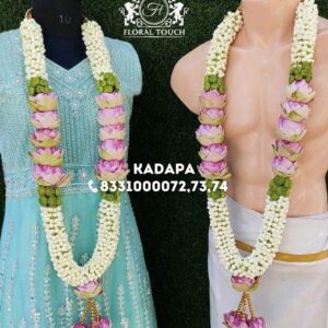 Handcrafted Lotus Garlands for Wedding Bliss