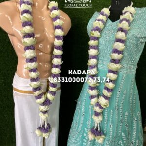 Handcrafted Lotus Garlands for the Romantic Couple