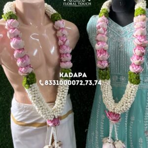 Handcrafted Lotus Garlands for Wedding Bliss