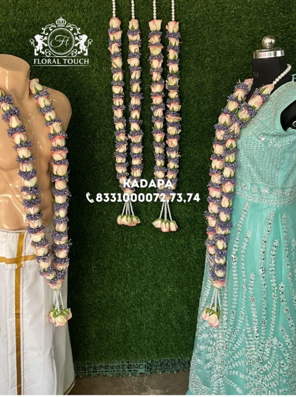 Handcrafted Rose Garlands for the Romantic Couple - Image 2