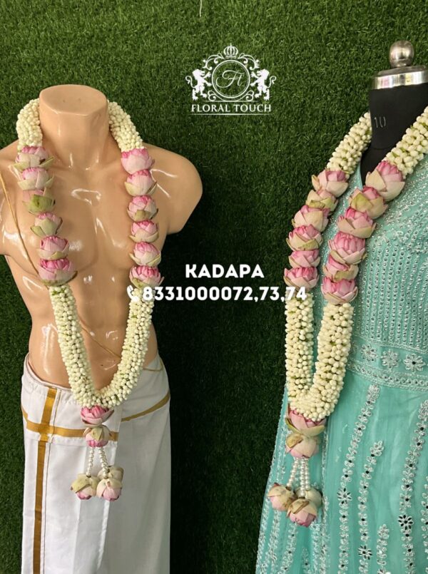 Handcrafted Lotus Garlands for the Soul Mates - Image 2