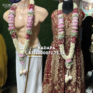 Elegant Floral Wedding Garlands Set