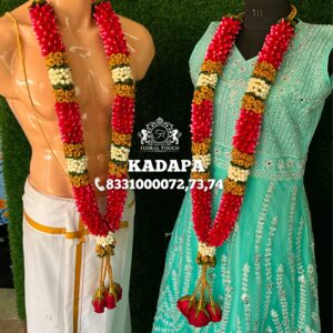 Red and White Rose Garlands for Wedding
