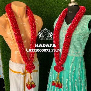 Red Rose Garlands for Wedding and Special Occasions