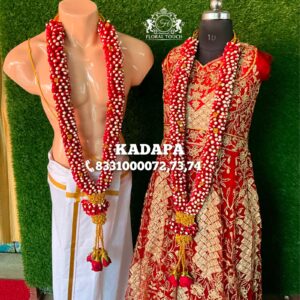 Rose Wedding Mala with Tassels