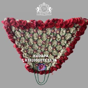 Handcrafted Floral Wall Hanging for Passionate Hearts