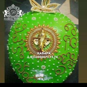 Handcrafted Ganesha Pelli Kobbari Bondam