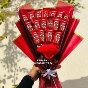 Deluxe KitKat Chocolate Bouquet | Unique Sweet Gift Arrangement