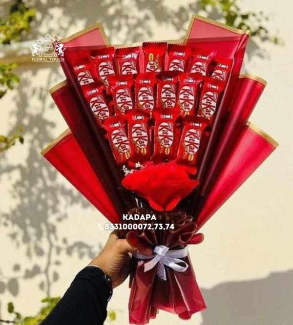 Deluxe KitKat Chocolate Bouquet | Unique Sweet Gift Arrangement