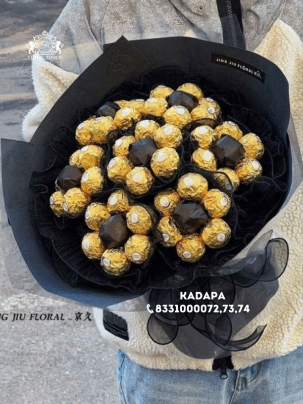 Grand Ferrero Rocher Chocolate Bouquet | Luxury Jumbo Edible Gift for Celebrations & Events